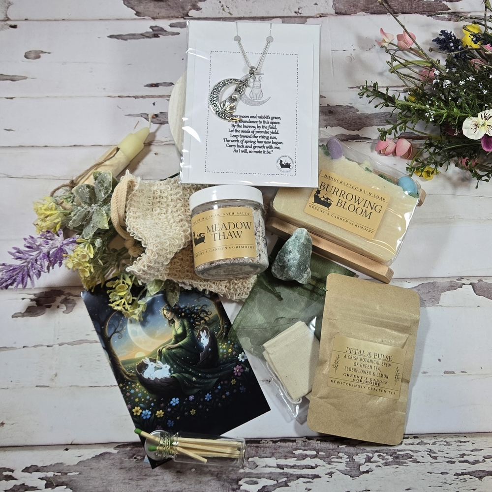 Ostara Spring Ritual Bath Box – Witchy Self Care Deluxe Gift Set